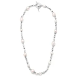 The Corollary Necklace | White Pearls | Sterling Silver
