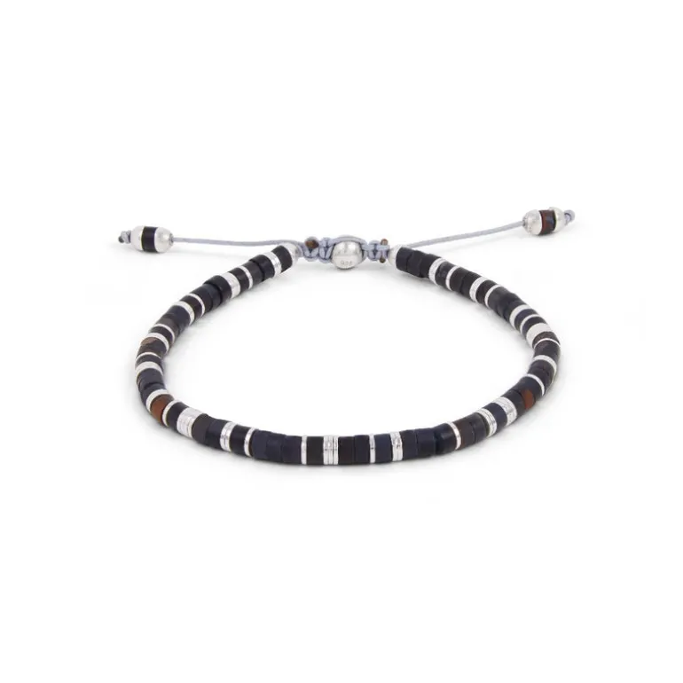 Tucson Bracelet | Blue Tiger Eye | Sterling Silver
