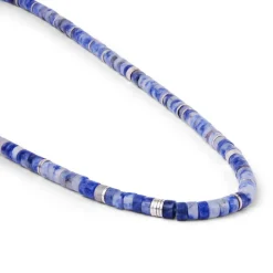 Tucson Necklace | Blue Aventurine I Sterling Silver