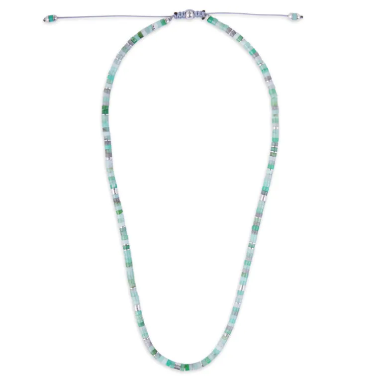 Tucson Necklace | Chrysoprase I Sterling Silver