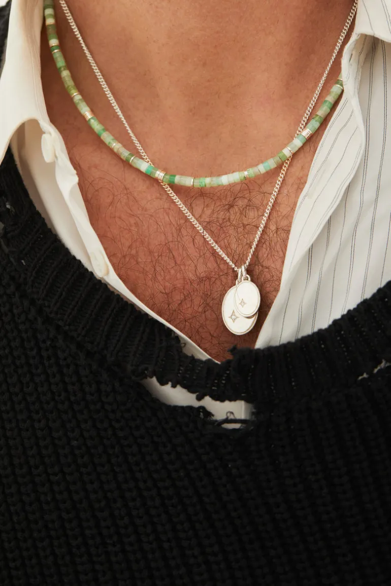 Tucson Necklace | Chrysoprase I Sterling Silver