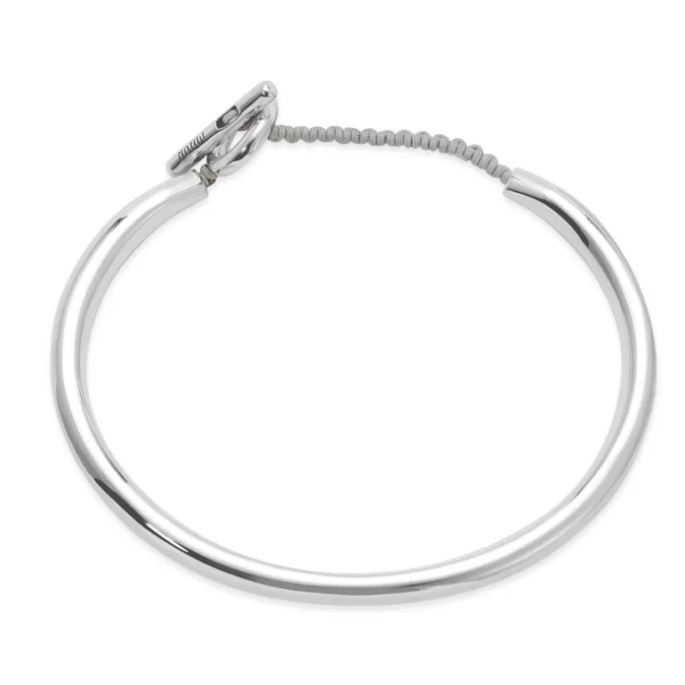 Tunal Round Cuff | Light Pink Pattern | Sterling Silver