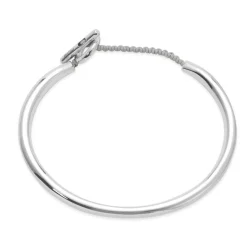 Tunal Round Cuff | Maroon Pattern | Sterling Silver