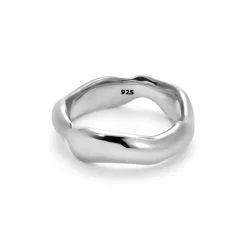 Warp Ring | White Pearl | Sterling Silver