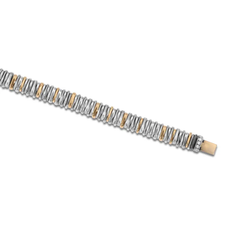 Zag Bracelet | Mixed Metal