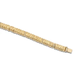 Zag Bracelet | Pave | Yellow Gold